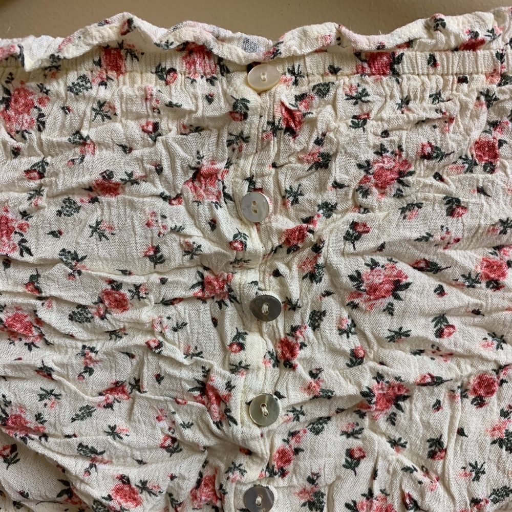 Floral Cropped Tube top